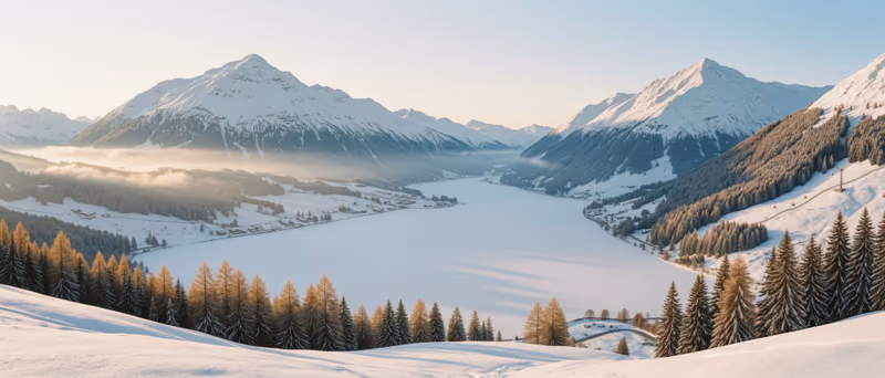 Das Oberengadin im Winter